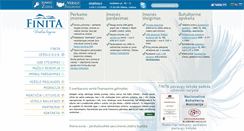 Desktop Screenshot of finita.lt